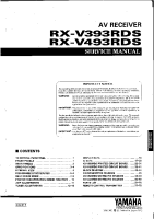Yamaha RXV-393-RDS - Service Manual